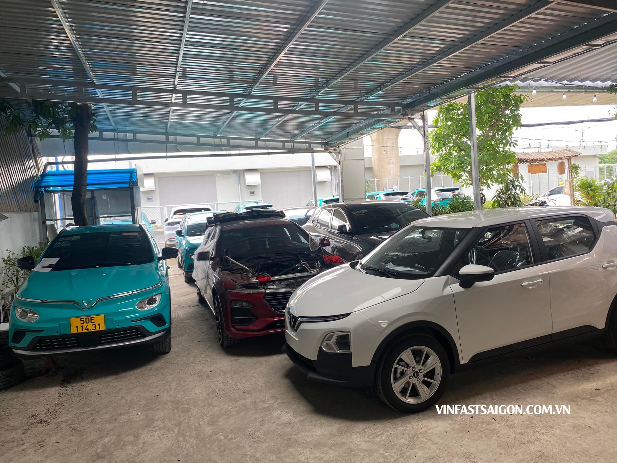 VinFast Đông Sài Gòn Cộng Hòa | Khu vực chờ bảo dưỡng xe