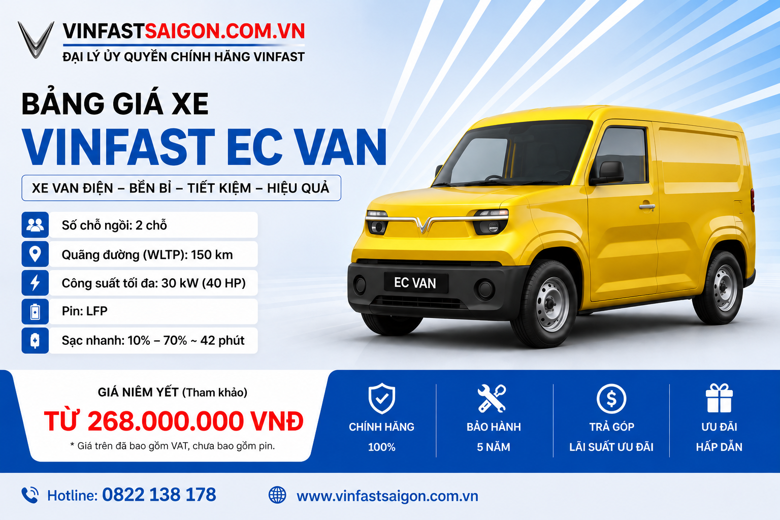 Giá xe VinFast EC Van