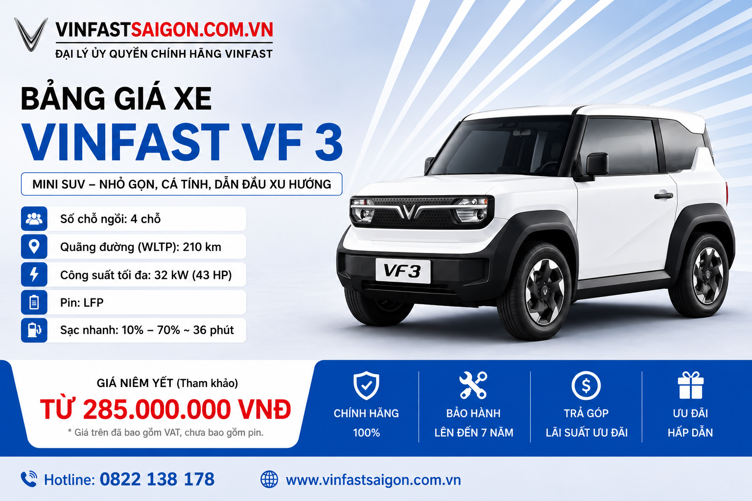 Giá xe VinFast VF3