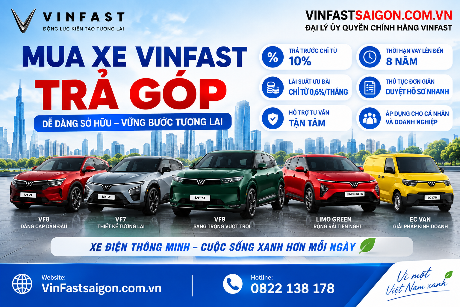 Mua xe trả góp | Mua xe VinFast Trả góp mới nhất